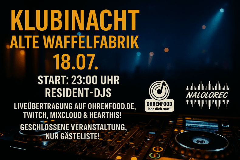 KLUBINACHT | Live aus der Waffelfabrik