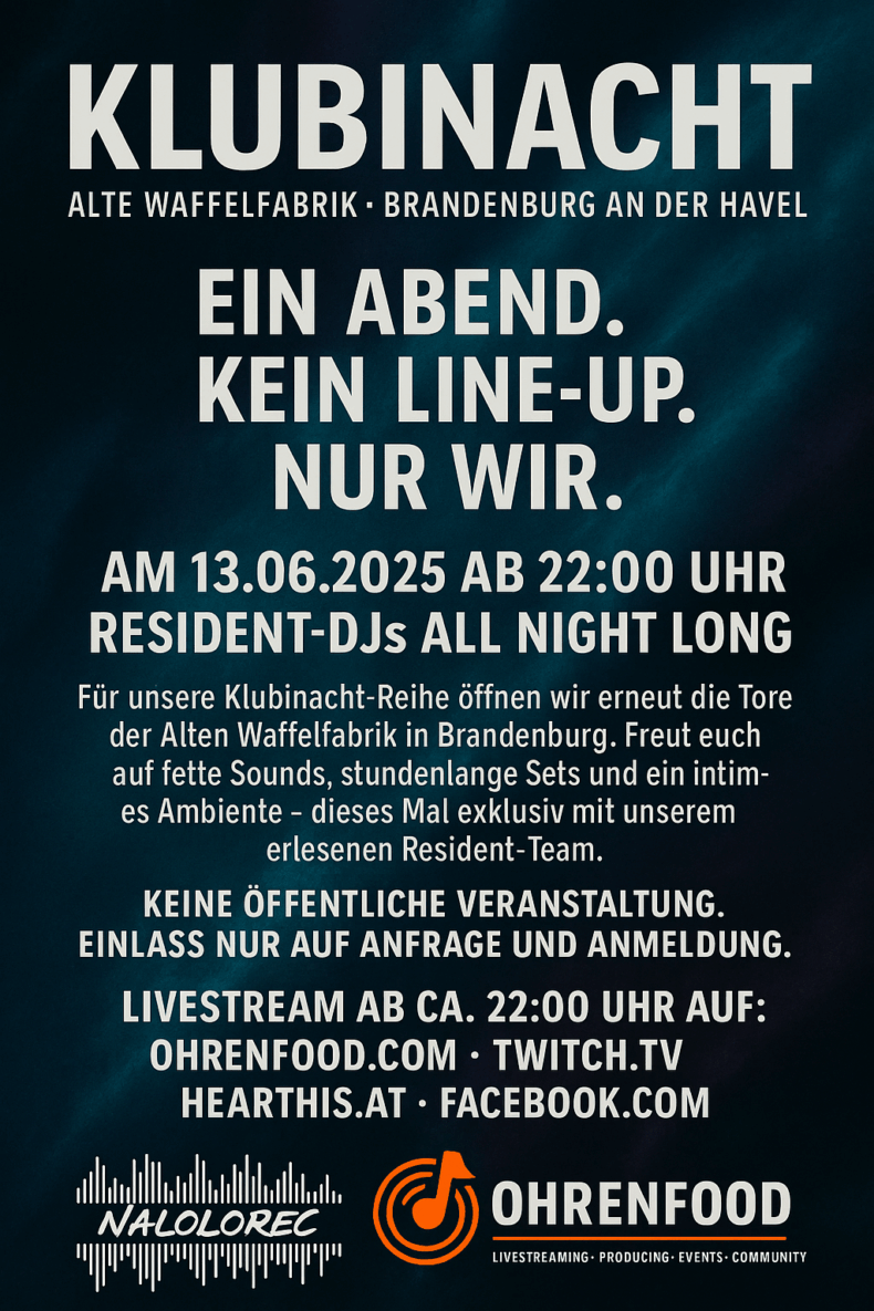 KLUBINACHT | Live aus der Waffelfabrik