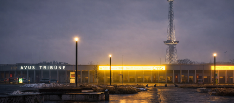 C115: Berlin-Westend bekommt einen neuen Techno-Tempel an der historischen AVUS