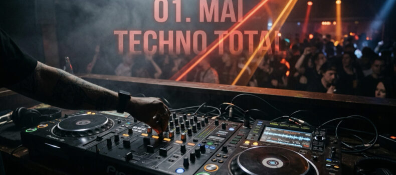 System Override: 24 Stunden Techno Total am 1. Mai